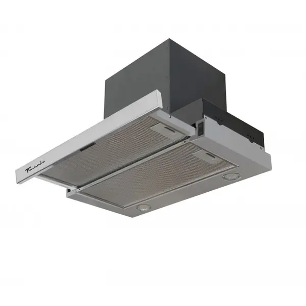 Tornado Hota Telescopica Tornado Sonora 1200 (60), 1 motor, latime 60 cm, 3 viteze, absorbtie 1200 m3/ora, Inox