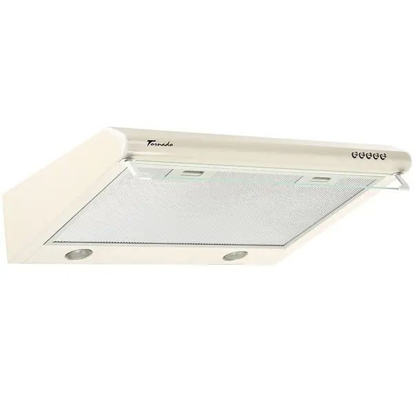 Tornado Hota traditionala Tornado Bona 10 (50) LED, 1 motor, latime 50 cm, absorbtie 380 m3/ora, filtru anti-grasimi aluminiu 5 straturi, Bej