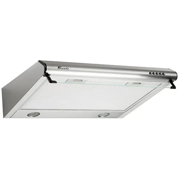 Tornado Hota traditionala Tornado Bona 10 (50) LED, 1 motor, latime 50 cm, absorbtie 380 m3/ora, filtru anti-grasimi aluminiu 5 straturi, Inox