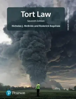 Tort Law. 7 ed, Paperback/Roderick Bagshaw