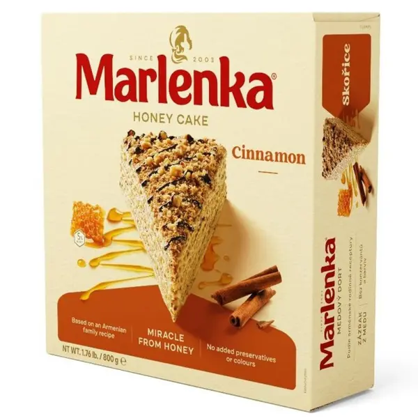Tort Marlenka cu Miere si Scortisoara, Honey Cake, 800 g