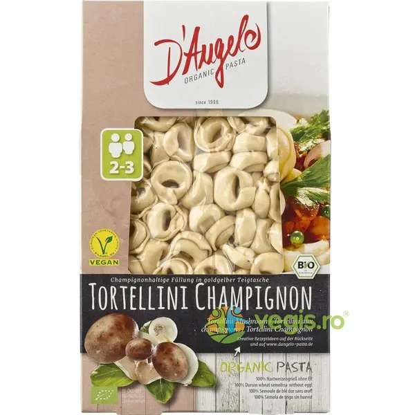 Tortellini cu Umplutura de Ciuperci Ecologice/Bio 250g