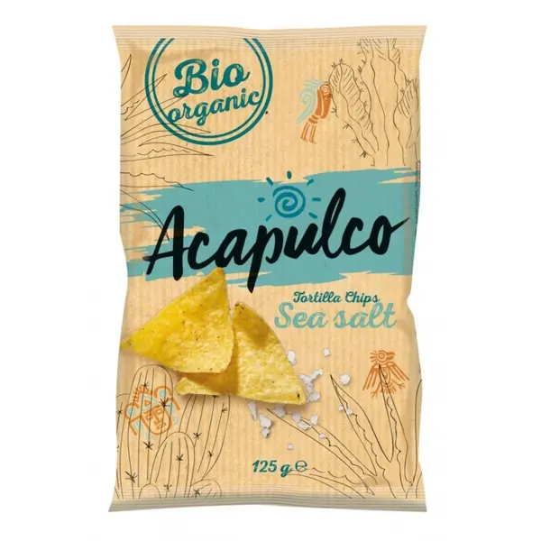 Tortilla chips natur, eco - 125 g