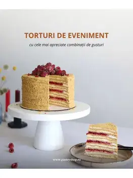 Torturi de eveniment cu cele mai apreciate combinatii de gusturi/Ilona Kostiuk