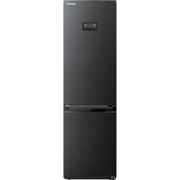 Toshiba Combina frigorifica Toshiba GR-RB449WE-PMJ, 338L, Clasa E, H 185 cm, Antracit