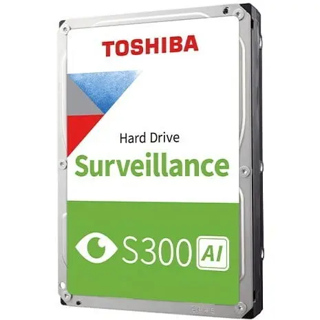 Toshiba Hard disk intern (HDD) Toshiba S300 AI, 8TB, 3.5, SATA III (6 Gb/s), Verde-Alb