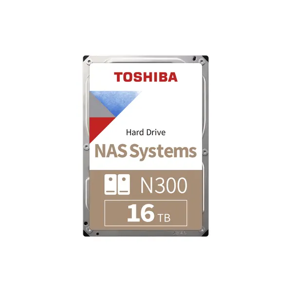Toshiba Hard disk intern Toshiba N300 NAS HDWG51GUZSVA, 16 TB, 7200 RPM, 512 MB Cache, SATA 6Gb/s