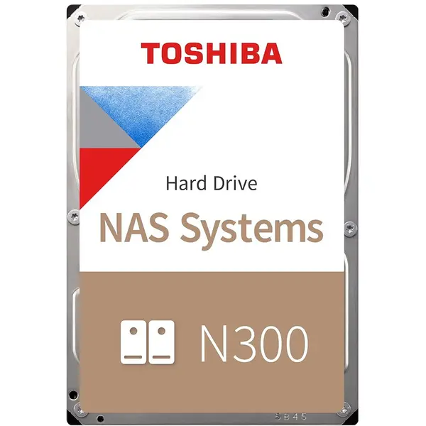 Toshiba Hard Disk Toshiba N300 NAS, 8TB, 7200 RPM, 512MB Cache, SATA 6Gb/s, 3.5 inch, CMR