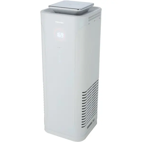 Toshiba Purificator Toshiba CAF-X83XPL, CADR 500 m3/h, Ionizare, Display touch, Timer, Child lock, Filtru 3in1, Camera 28-48mp, Alb