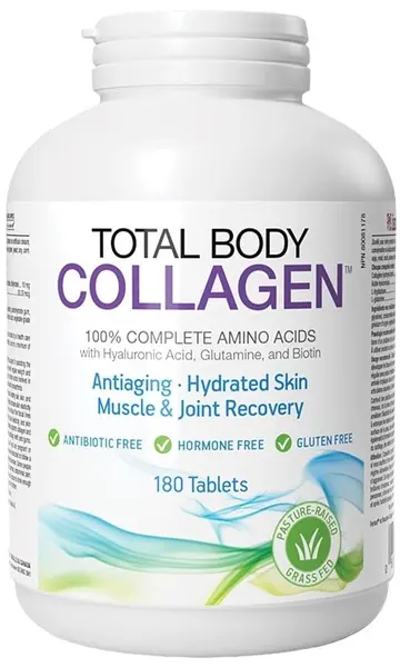 Total Body Collagen, 180 tablete, Natural Factors