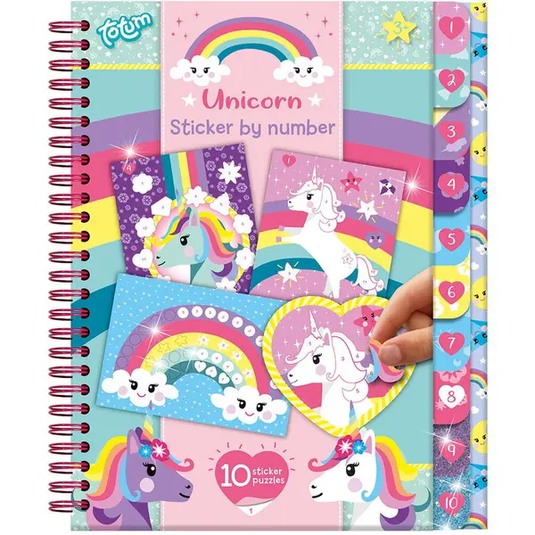 Totum Carticica cu activitati si abtibilduri - Unicorn