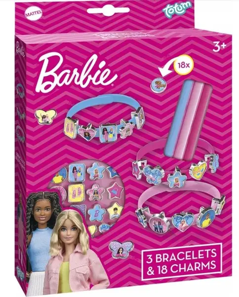 Totum - Set Barbie, Brățări Charm DIY