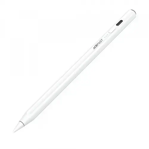 Touch Pen Acefast V2 pentru Apple iPad, Versiune Activ, Alb
