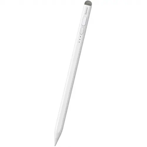 Touch Pen Baseus Smooth Writing 2 Series SXBC060302 pentru Apple iPad, Versiune Activ / Pasiv (Alb)