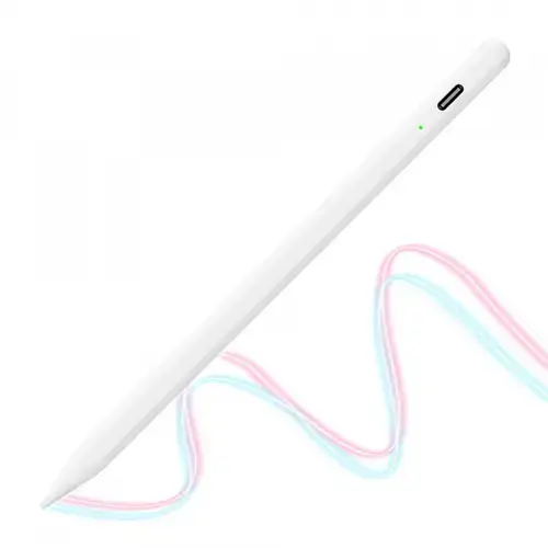 Touch Pen Techsuit AC10-CP pentru Apple iPad, Versiune Activ (Alb)
