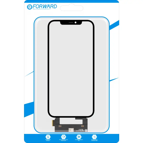 Touchscreen Forward Guard OCA pentru Apple iPhone 12 Pro Max, Negru