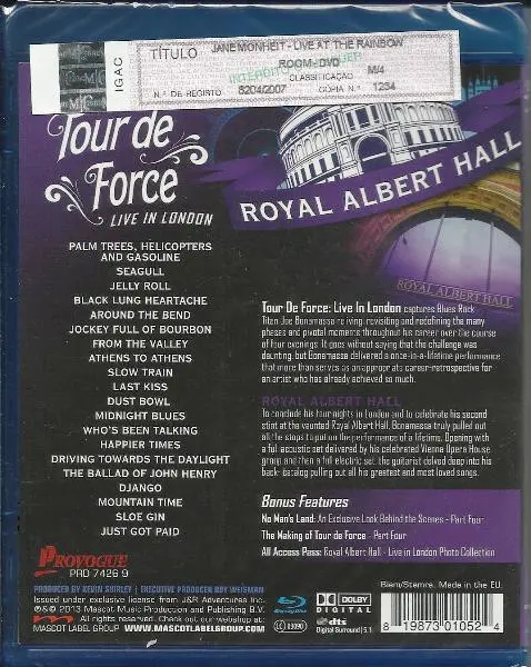 Tour De Force | Joe Bonamassa