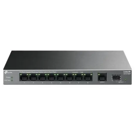 TP-LINK 10-PORT GIGABIT Switch 8-PoE+ LS1210GP