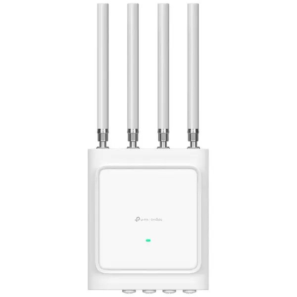 TP-LINK Access point TP-LINK Omada EAP668-Outdoor HD, Dual-Band, WiFi 6, 2.4 GHz: 1148 Mbps, 5 GHz: 2402 Mbps, PoE, Alb