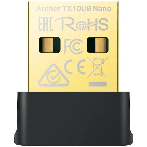 TP-LINK Adaptor USB Nano Dual Band Wi-Fi 6 TP-LINK AX900, Bluetooth 5.3, Viteza 600 Mbps la 5 GHz + 287 Mbps la 2.4 GHz, USB 2.0