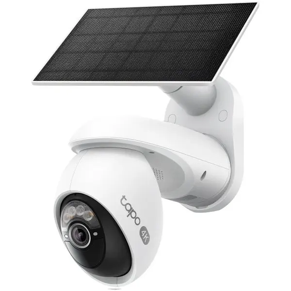 TP-LINK Kit camera de supraveghere Wireles cu panou solar TP-Link Tapo C660 KIT cu Pan/Tilt 360 grade, 8MP, 4K, 3840x2160, Starlight Color Night Vision, Detectie AI, baterie 10000mAh, Two-Way Audio, IP65
