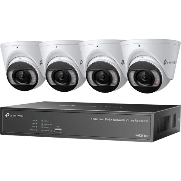 TP-LINK Kit Supraveghere TP-LINK VIGI NK4P-T4425-2T, 4 Camere
