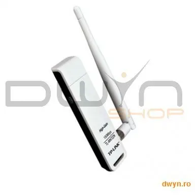 TP-LINK Placa Retea Wireless USB 150Mbps High Gain, antena detasabila 4dbi