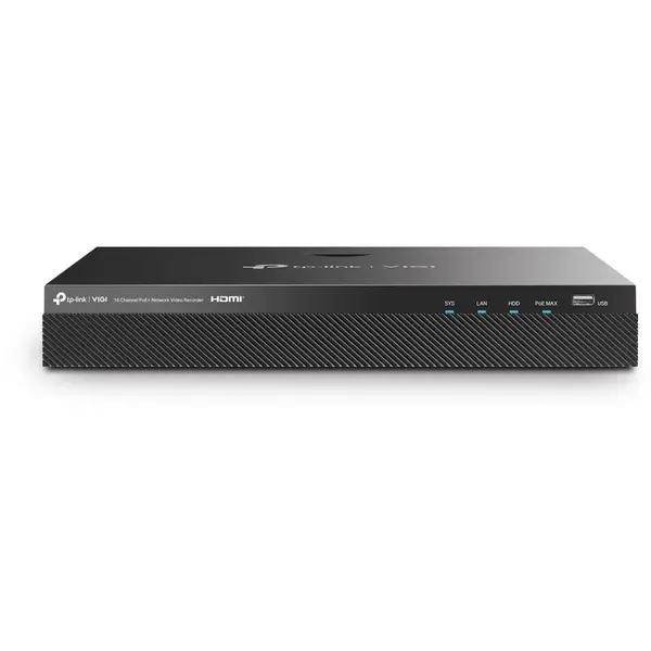 TP-LINK Sistem NVR TP-LINK VIGI NVR2016H-16P, 16 canale, 3840 x 2160 Pixel, intrare 80 Mbit/s, iesire 60 Mbit/s, SATA, PoE