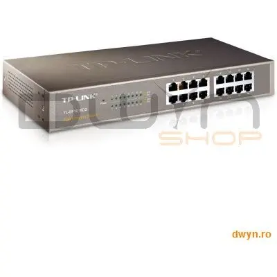 TP-LINK Switch 16 Port-uri 10/100, carcasa metalica 1U 13-inch