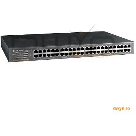 TP-LINK Switch 48 Port-uri 10/100, carcasa metalica 1U 19-inch
