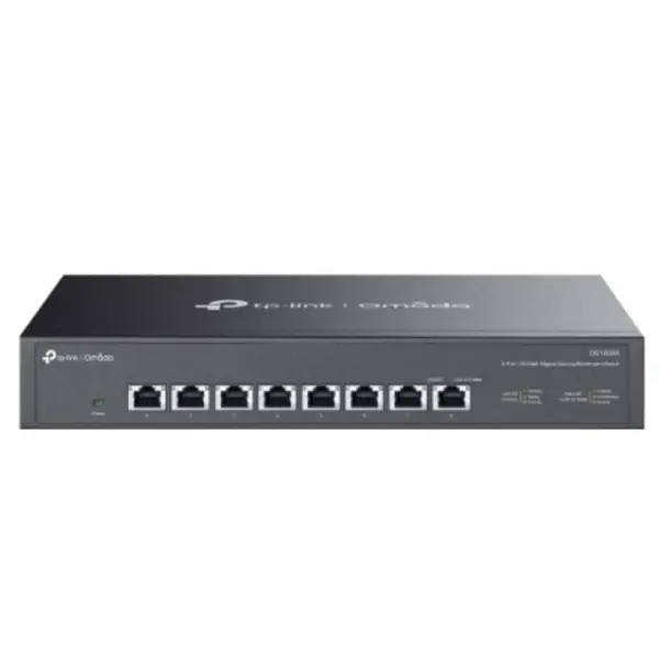 TP-LINK Switch TP Link Omada DS1008X, 8-Port 160 Gbps, fara management, Negru