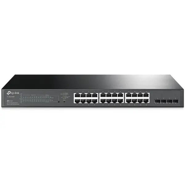 TP-LINK Switch TP-Link TL-SG2428P, 24 Porturi Gigabit PoE+, 4 Porturi SFP