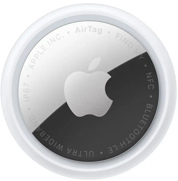 Tracker Apple AirTag (2nd Gen), 1 buc., alb/silver