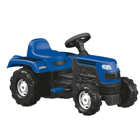 Tractor cu pedale copii, albastru, 3 ani+, Dolu 8045