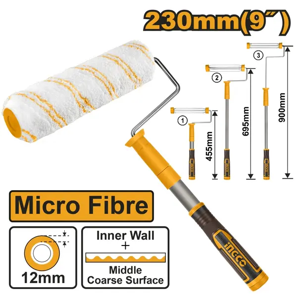 Trafalet cu Maner Extensibil 230mm Interior INGCO HRHT442302T