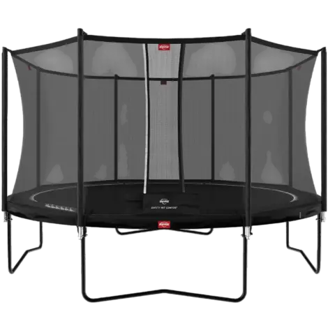 Trambulina Berg Favorit Regular Neagra cu plasa Comfort 430