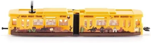Tramvai metalic Siku - galben