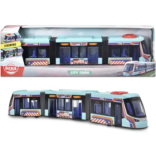Tramvai Siemens City Tram Dickie Toys, 41.5 cm
