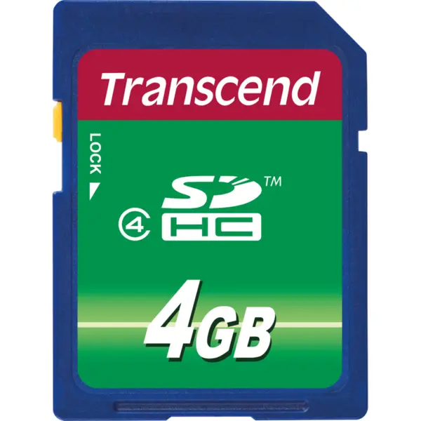 Transcend Card de memorie Transcend TS4GSDHC4, SDHC, 4GB, Clasa 4