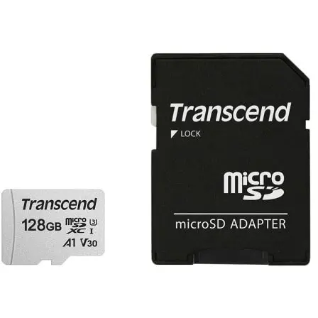 Transcend Card de memorie Transcend USD300S, microSDXC, 128 GB, 95 MB/s Citire, 45 MB/s Scriere, Clasa 10 UHS-I U3 + Adaptor SD