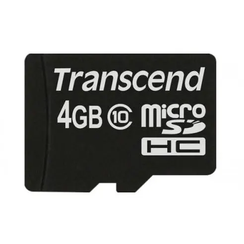 Transcend Memory Card microSDHC Transcend Premium 4GB, Class 10, UHS-I