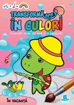 Transforma apa in culori. Coloram doar cu apa si o pensula! In vacanta/***