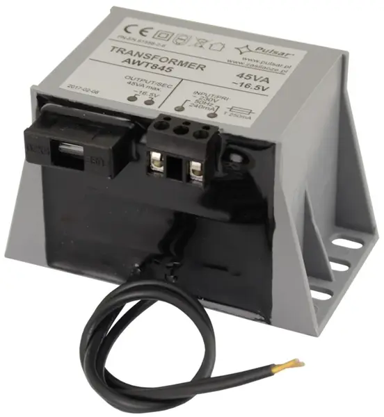 Transformator capsulat pentru sisteme de alarma 16V 45VA, Pulsar AWT845