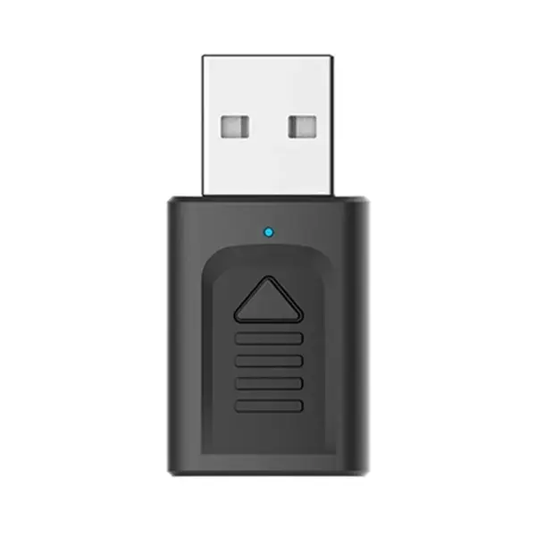 Transmitator receptor audio 4 in 1 Techstar® M135, Bluetooth 5.0, Port USB, AUX 3.5 mm, Compatibil Home TV sau Auto, Negru