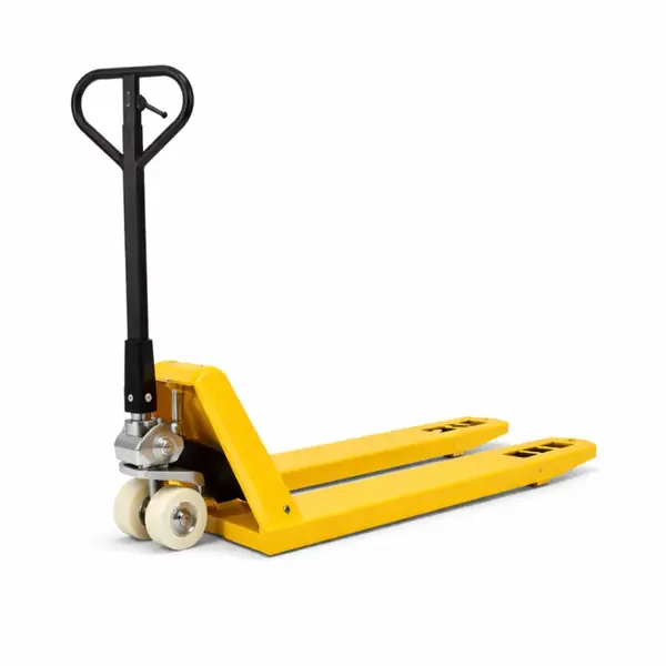 Transpalet manual 3T, furci 550 mm, roti nylon &ndash; pentru utilizare industriala