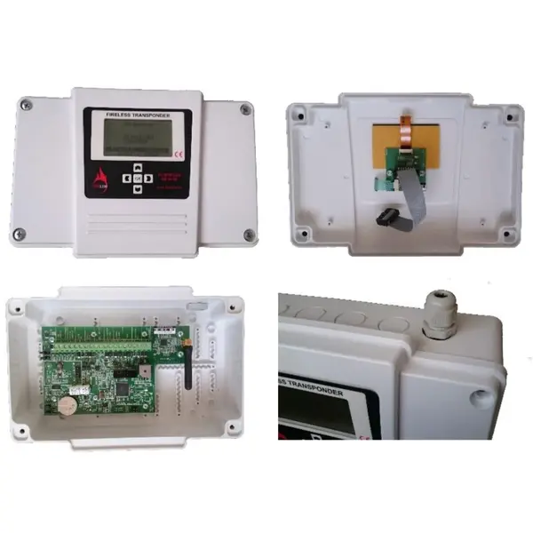 Transponder wireless Fireless 1123-LCD FULL cu LCD pentru centrale conventionale si adresabile, protocoalele ZETA MKII si APOLLO XP95