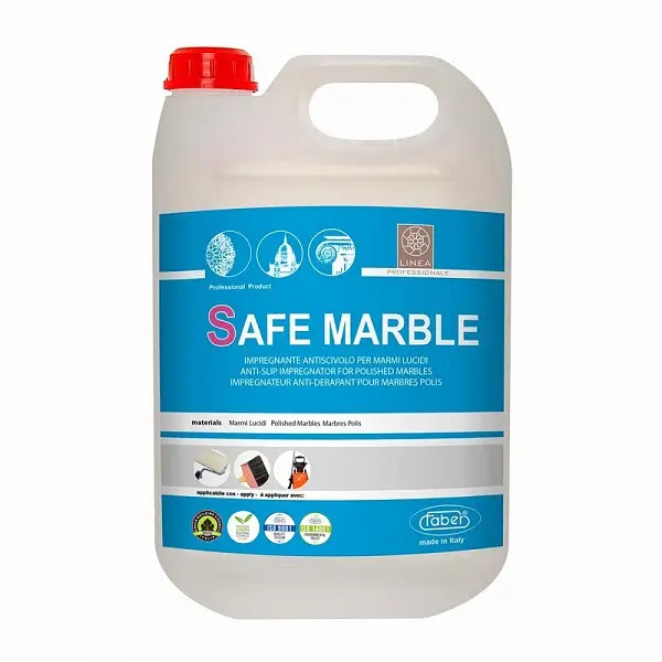 Tratament anti-alunecare pentru marmura, travertin si calcar - Faber Safe Marble 1L