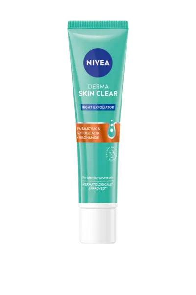 Tratament exfoliant de noapte Derma Skin Clear, 40ml, Nivea
