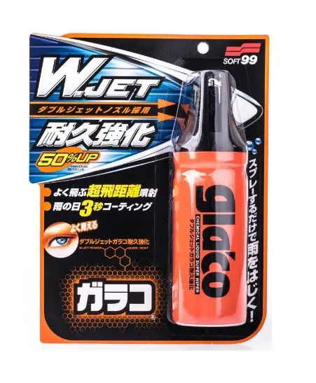 Tratament hidrofob sticla si parbriz spray SOFT99 Glaco "W" Jet Strong 180ml
