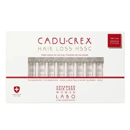 Tratament impotriva caderii severe a parului pentru femei, 20 fiole, Cadu-Crex